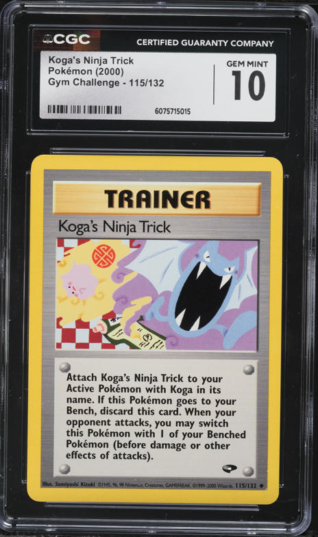 walmart com pokemon cards Koga Gym Challenge EX, 106/132 Pokemon Card main image 1