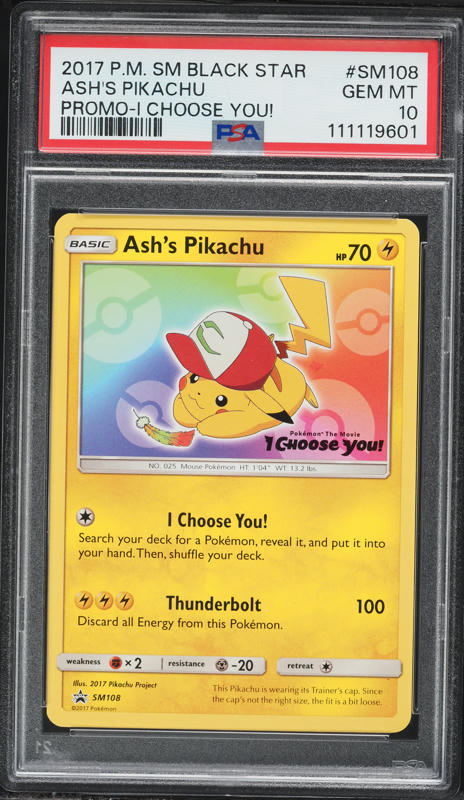 2017 Pokemon Japanese SM Promo Friendly Shop Pikachu #179 PSA 10