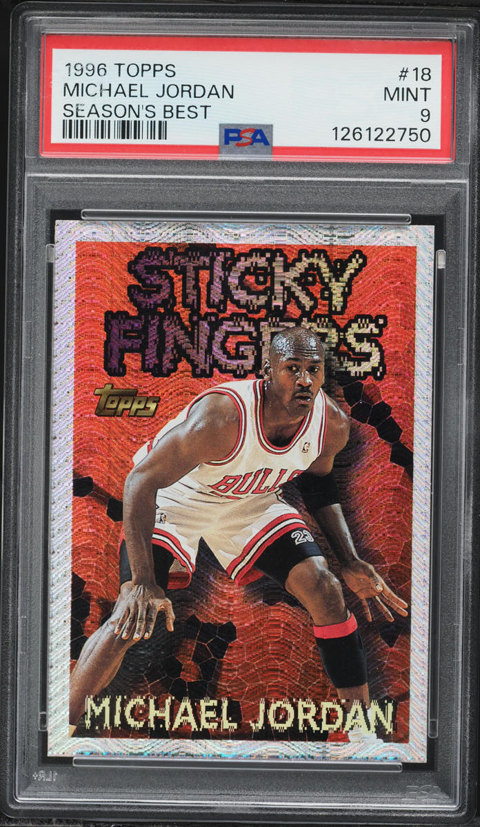 1996 Topps Season's Best Michael Jordan #18 PSA 9 MINT