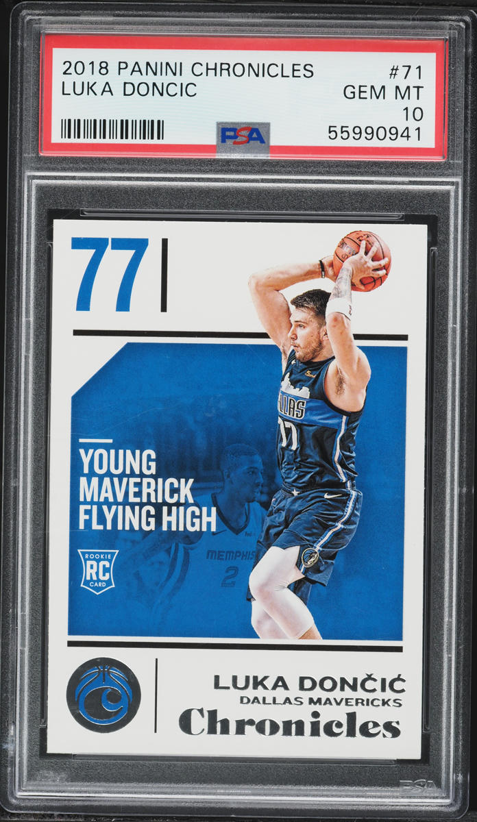 2018 Panini Chronicles Luka Doncic ROOKIE #71 PSA 10 GEM MINT on