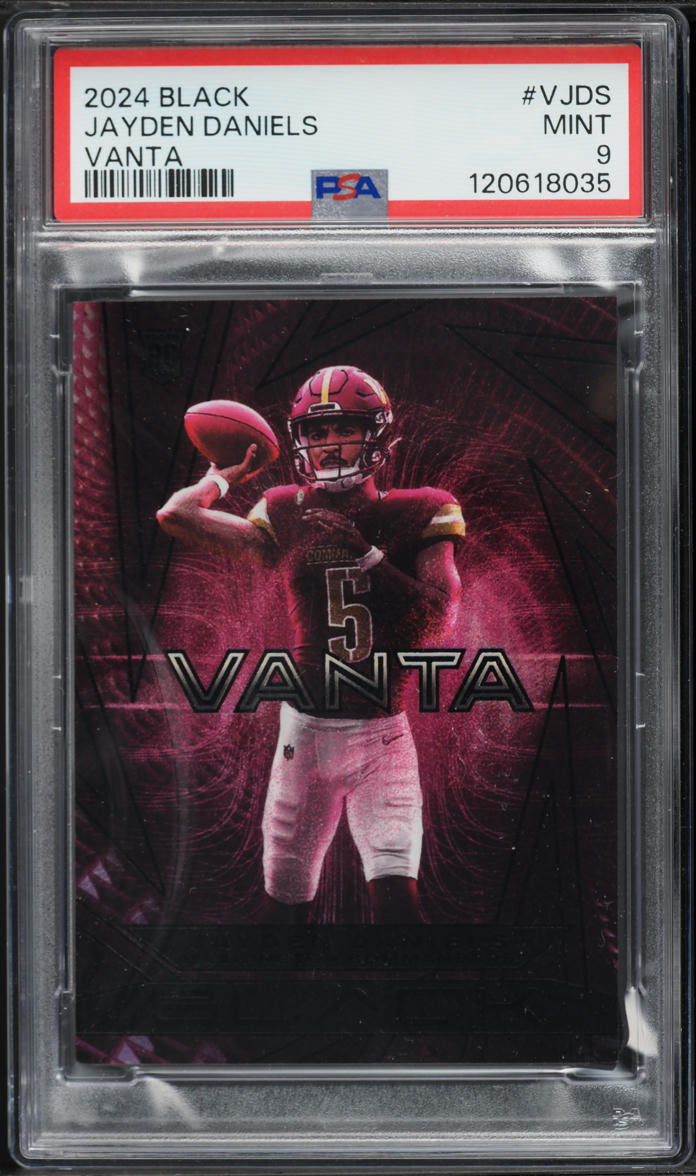 2024 Panini Black Vanta Jayden Daniels ROOKIE #VJDS PSA 9 MINT