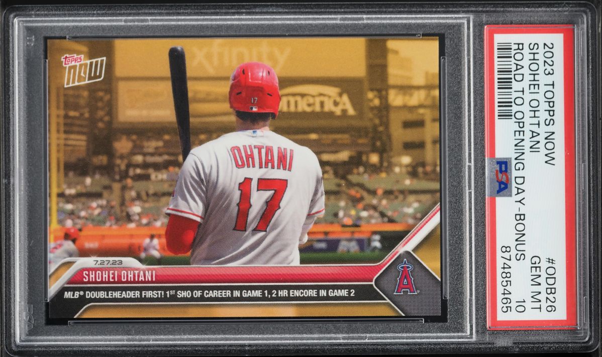 2023 Topps Now Road To Opening Day Bonus Shohei Ohtani #ODB26 PSA 10 GEM MINT
