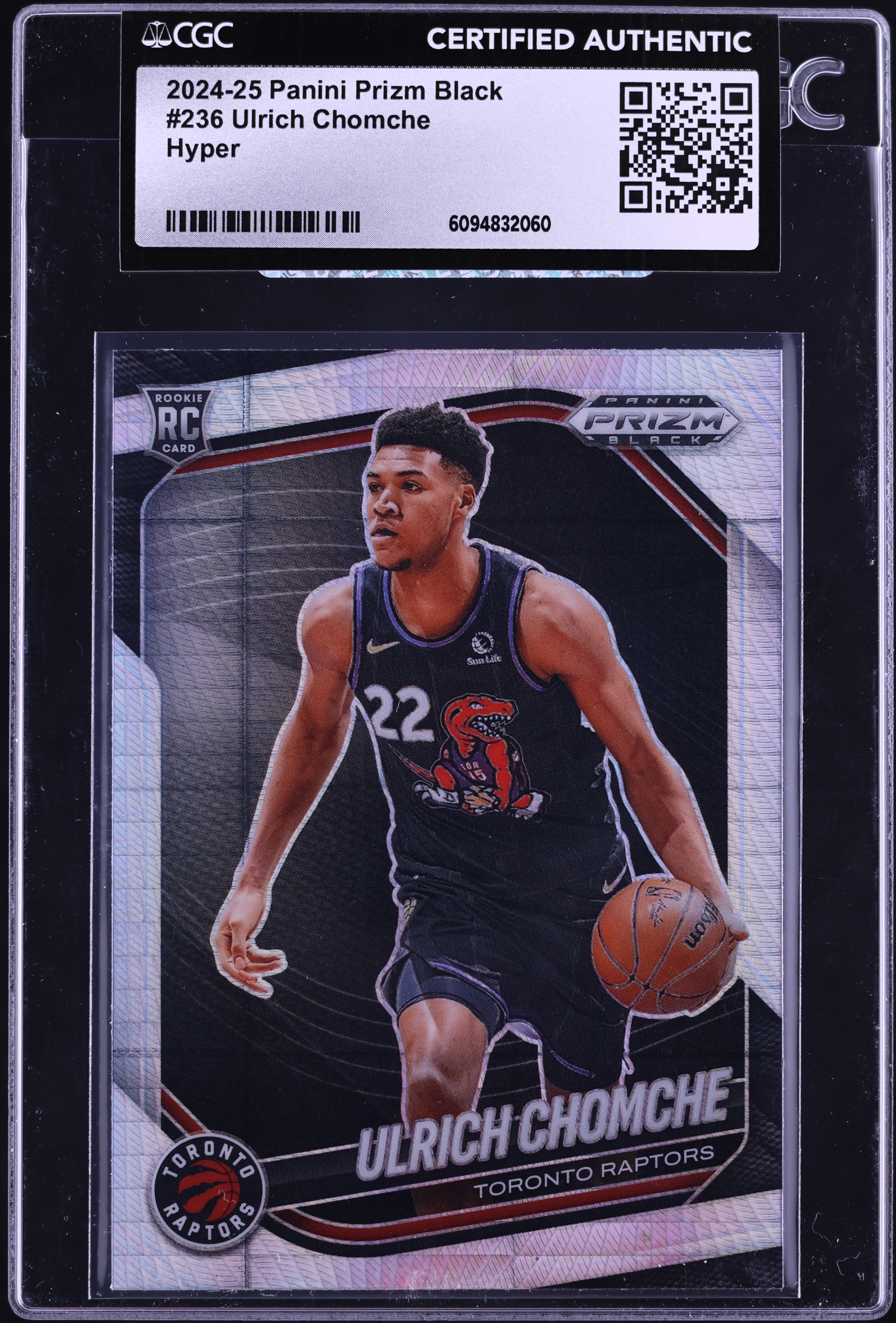 2024 Panini Prizm Black Basketball Hyper Ulrich Chomche #236