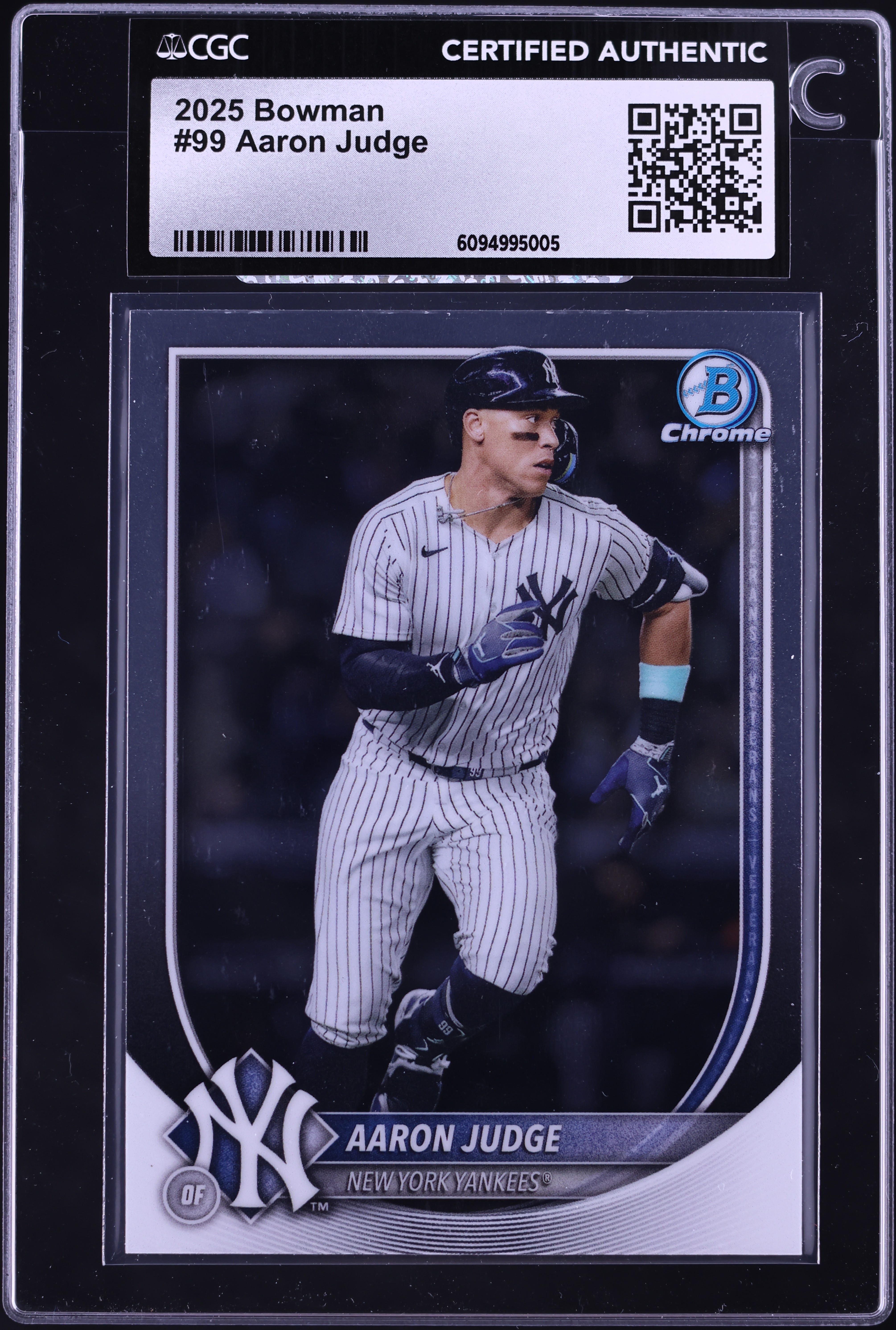 Aaron Judge New York Yankees 2025 Bowman Mega Box Chrome #99 PSA 10