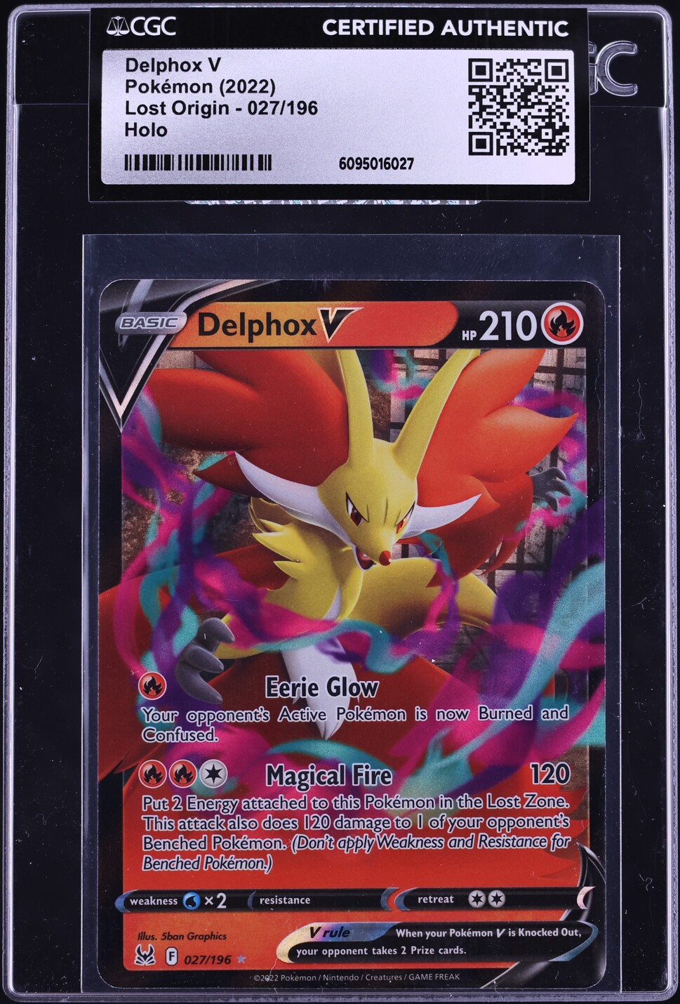 delphox v pokemon card value - 027/196 Ultra Rare This attack also does 120 damage to 1 of your opponents Benched Pokemon Delphox V #27 Prices |