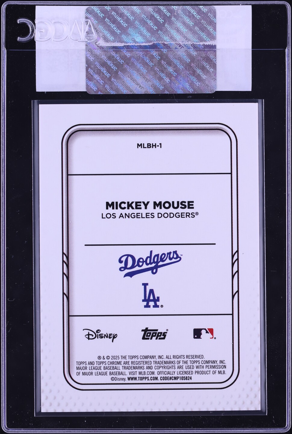 2025 Topps Disney Chrome MLB Home Jersey Mickey Mouse Los Angeles