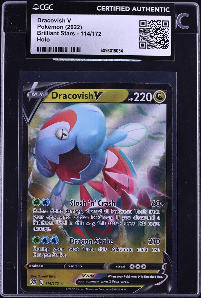 dracovish v pokemon card price - SWSH09: Brilliant Stars [ULTRA RARE] this Pokmon cant use Dragon Strike Pokemon 2020 S4a Shiny Star