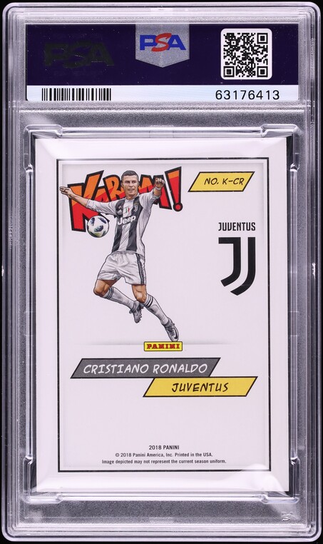 2018 Panini Kaboom! Cristiano Ronaldo #K-CR PSA 10 GEM MINT on
