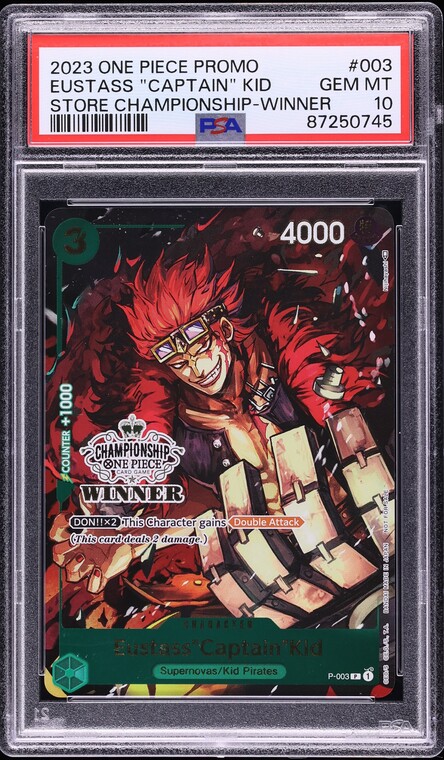 2023 One Piece Promo Championship Winner Eustass 