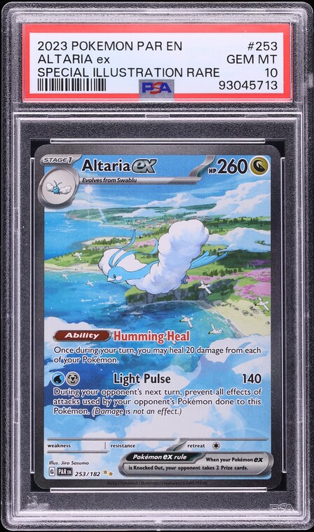 2023 Pokemon Scarlet & Violet Paradox Rift SIR Altaria ex #253 PSA 10 GEM MINT