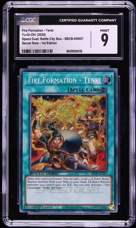 yugioh fire formation cards Amazon.com: Yu-Gi-Oh! - Fire Formation - Tenki - FIGA-EN028 - Secret Rare -  1st Edition main image 1