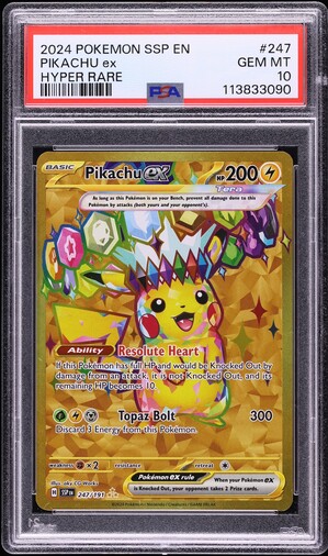 2024 Pokemon SV Black Star Promo World Championship Pikachu #190