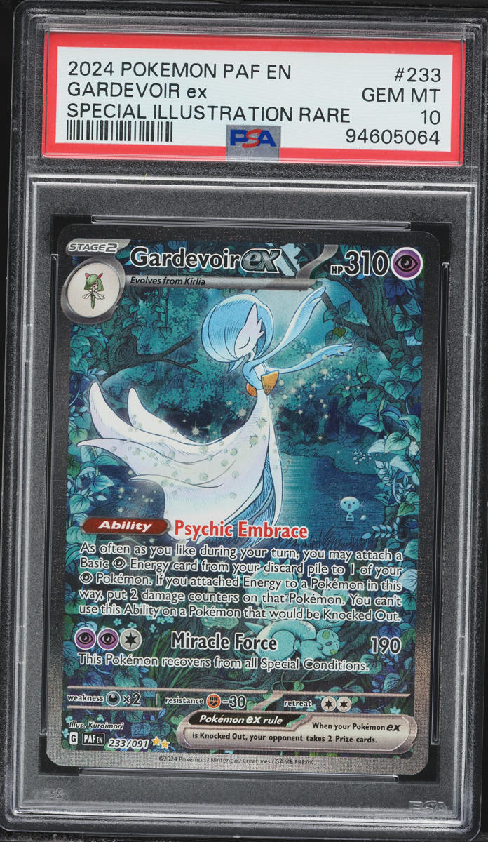 2024 Pokemon Scarlet & Violet Paldean Fates Special IR Gardevoir EX #233 PSA 10 GEM MINT