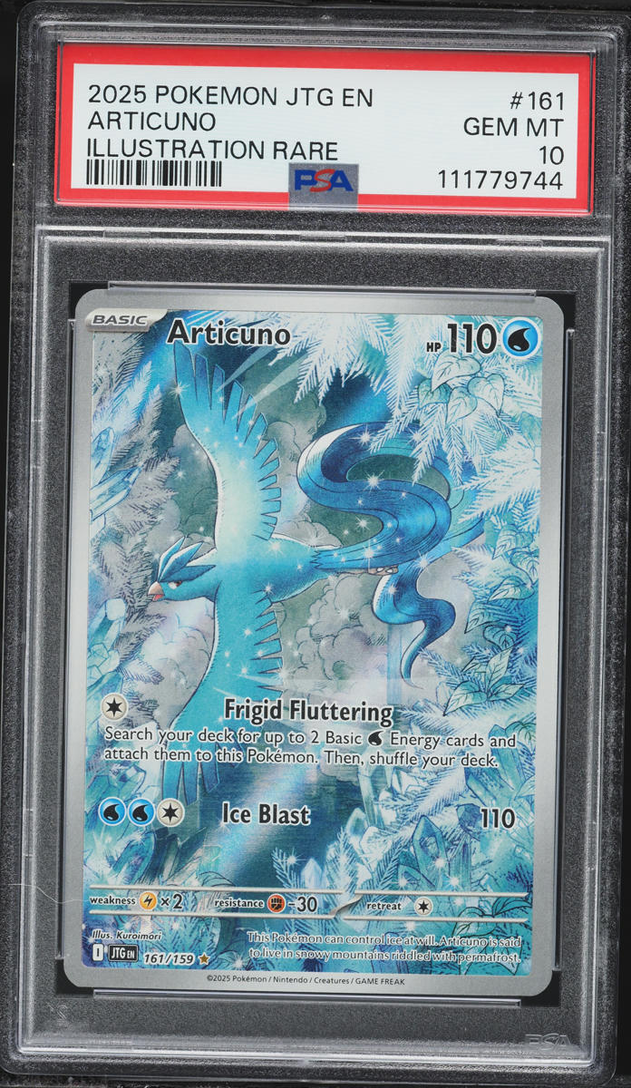 2025 Pokemon Scarlet & Violet Journey Together IR Articuno #161 PSA 10 GEM MINT