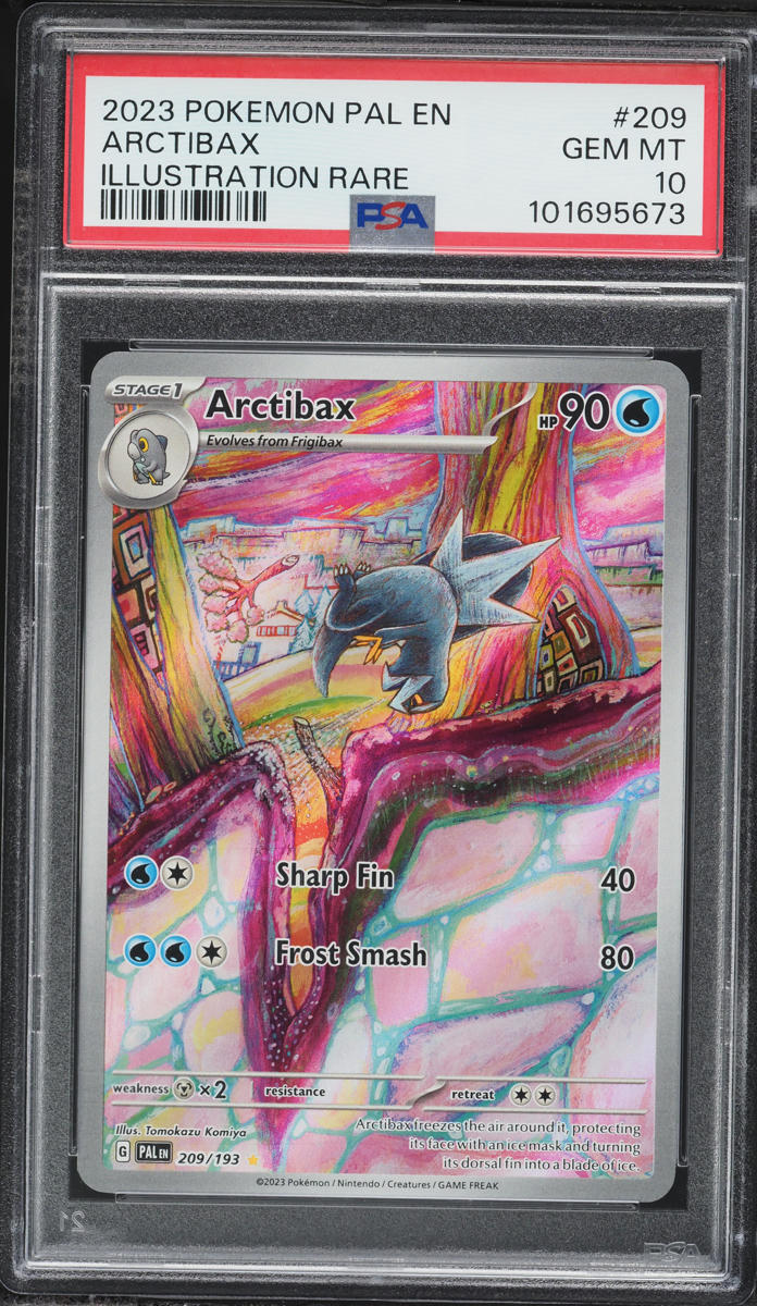 2023 Pokemon Scarlet & Violet Paldea Evolved IR Arctibax #209 PSA 10 GEM MINT