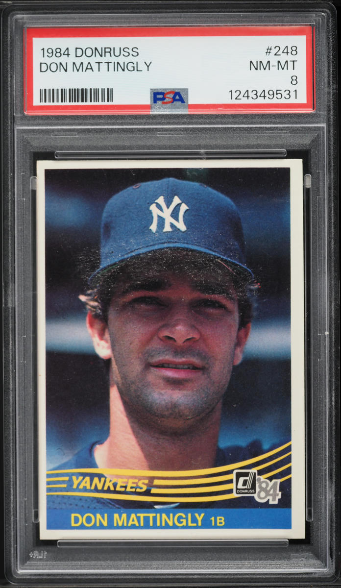 1984 Donruss Don Mattingly ROOKIE #248 PSA 8 NM-MT