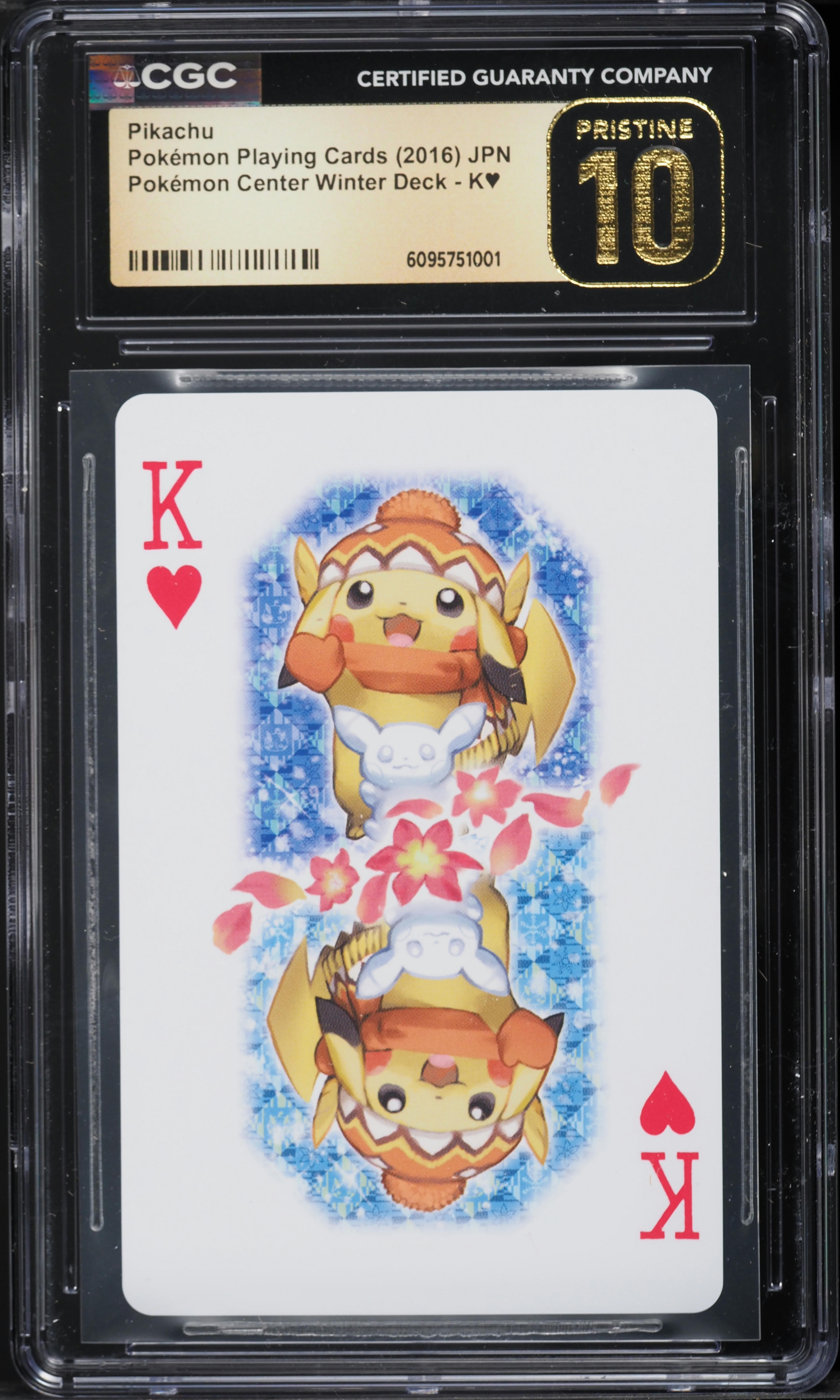 2016 Pokemon Japanese Center Playing Cards Winter Deck Pikachu CGC 10  PRISTINE on Fanatics Collect