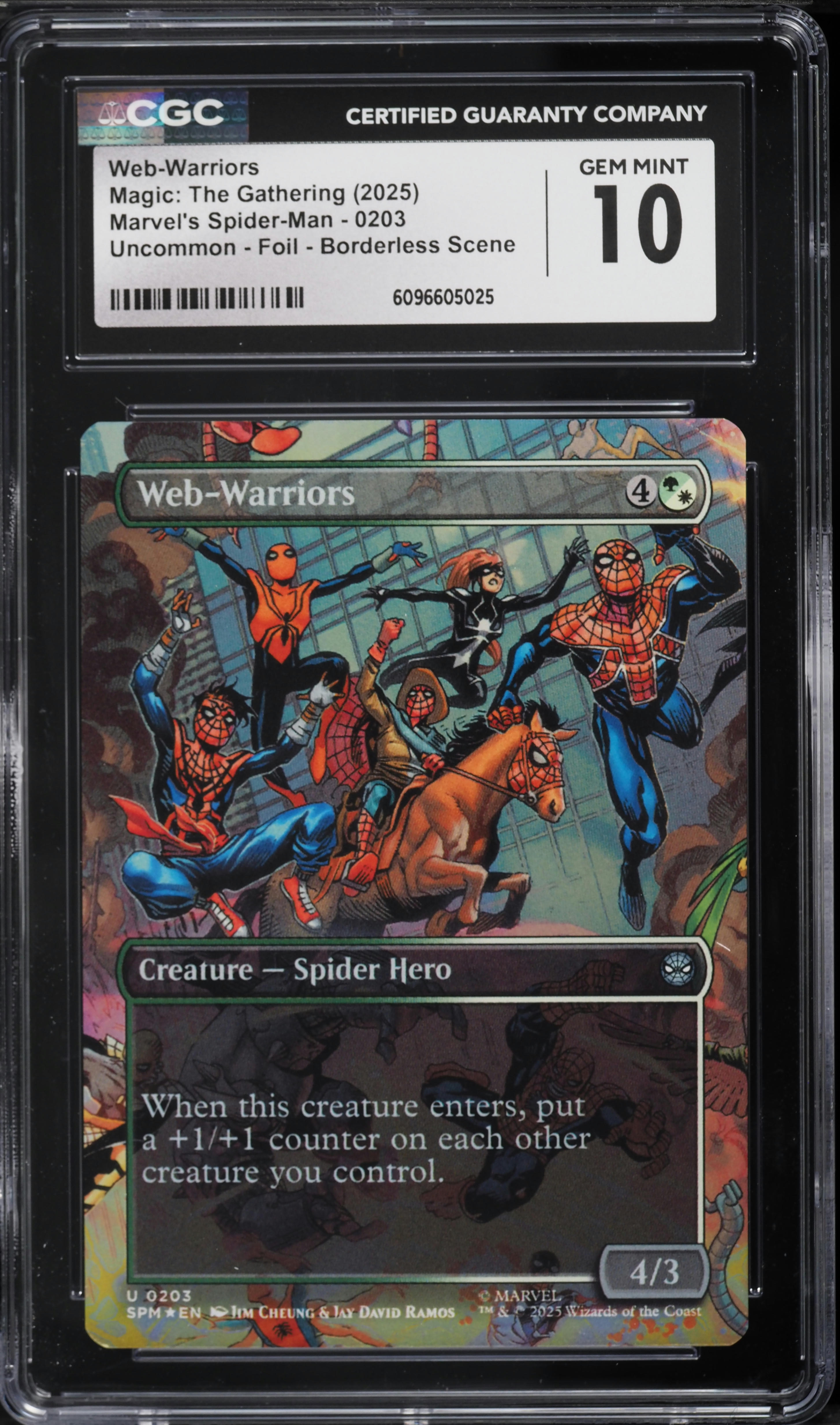 2025 Magic The Gathering MTG Marvel's Spider-Man Foil Borderless