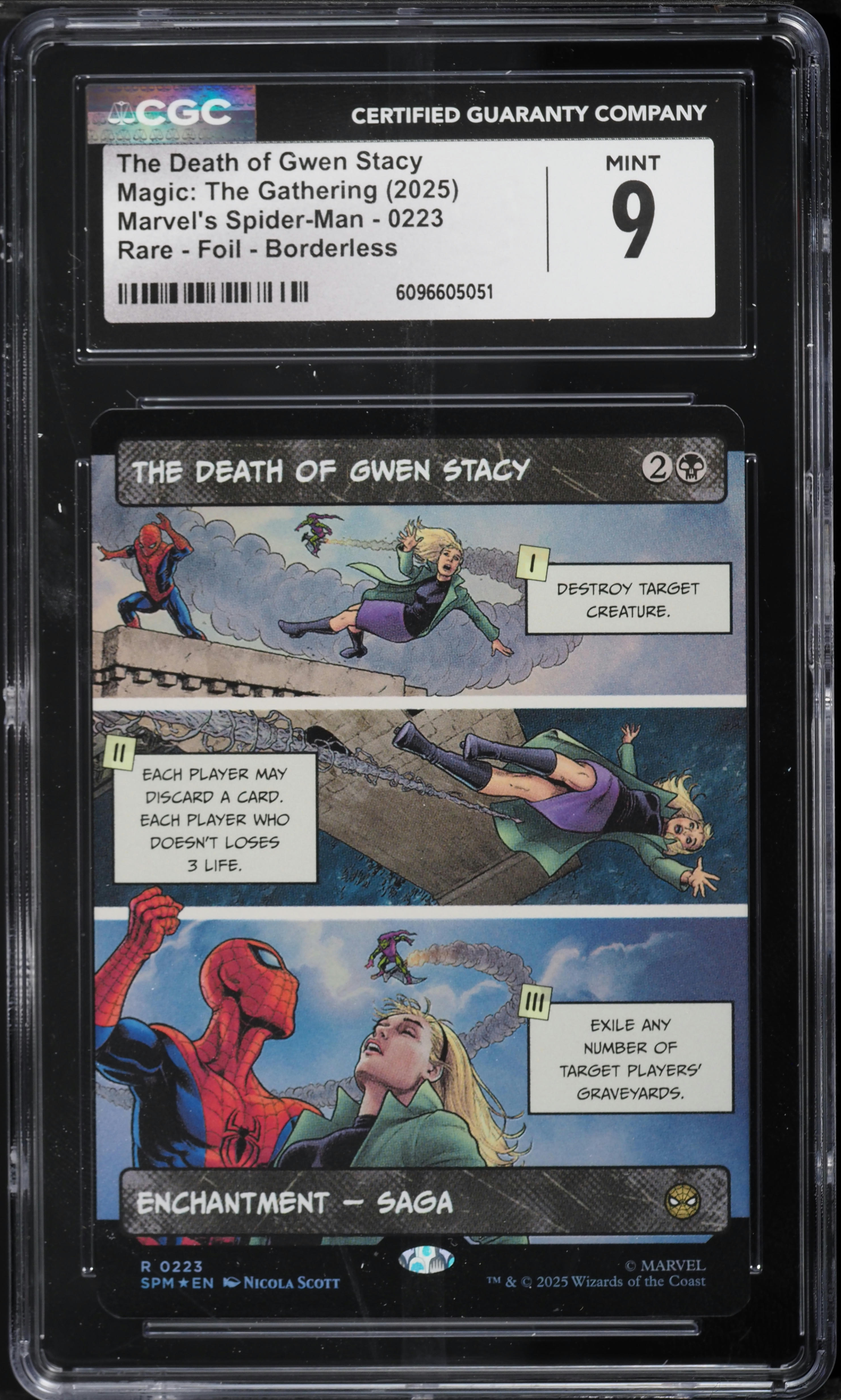 2025 Magic The Gathering MTG Marvel's Spider-Man Foil Borderless