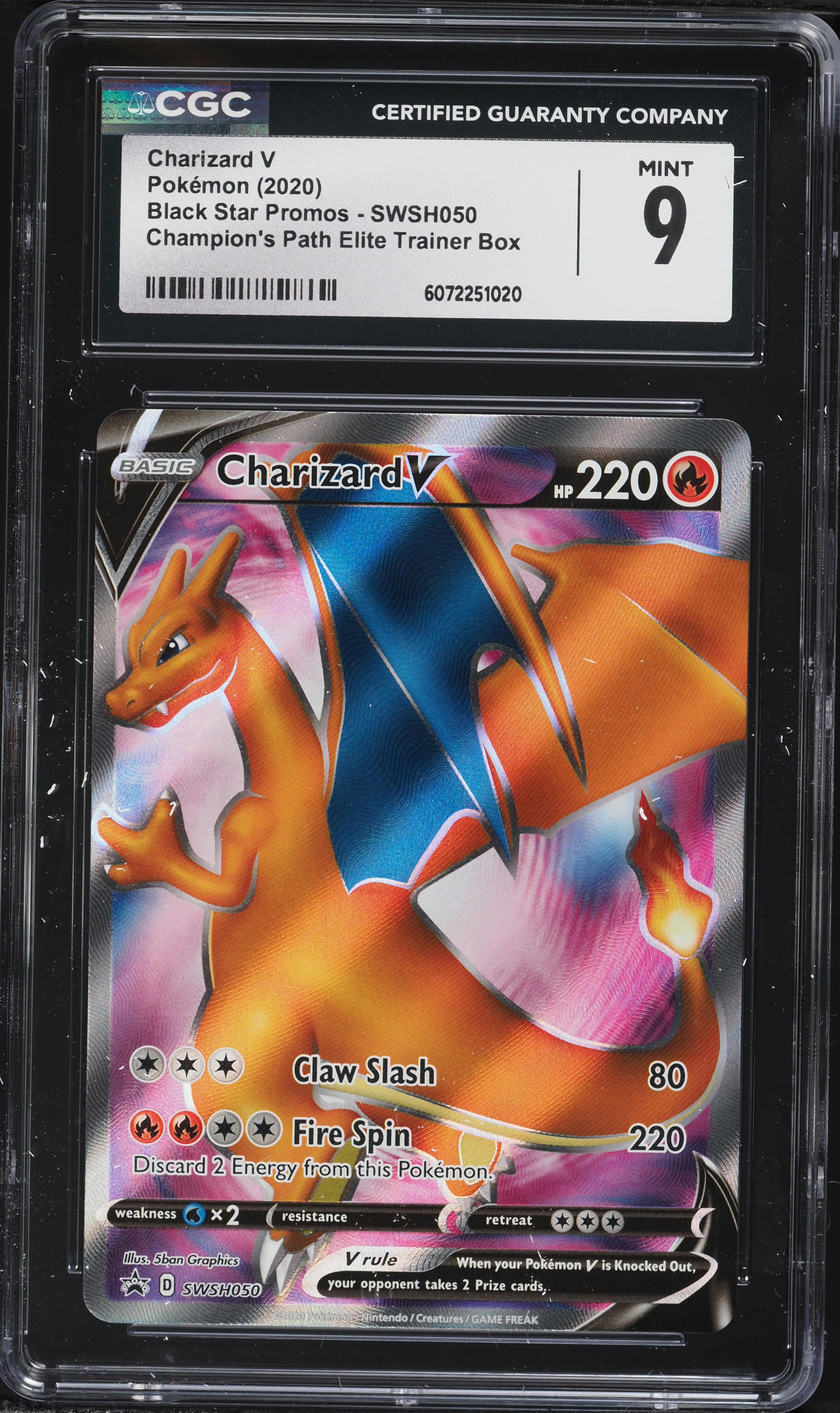 2020 Pokemon SWSH Black Star Promo Champion's Path Full Art