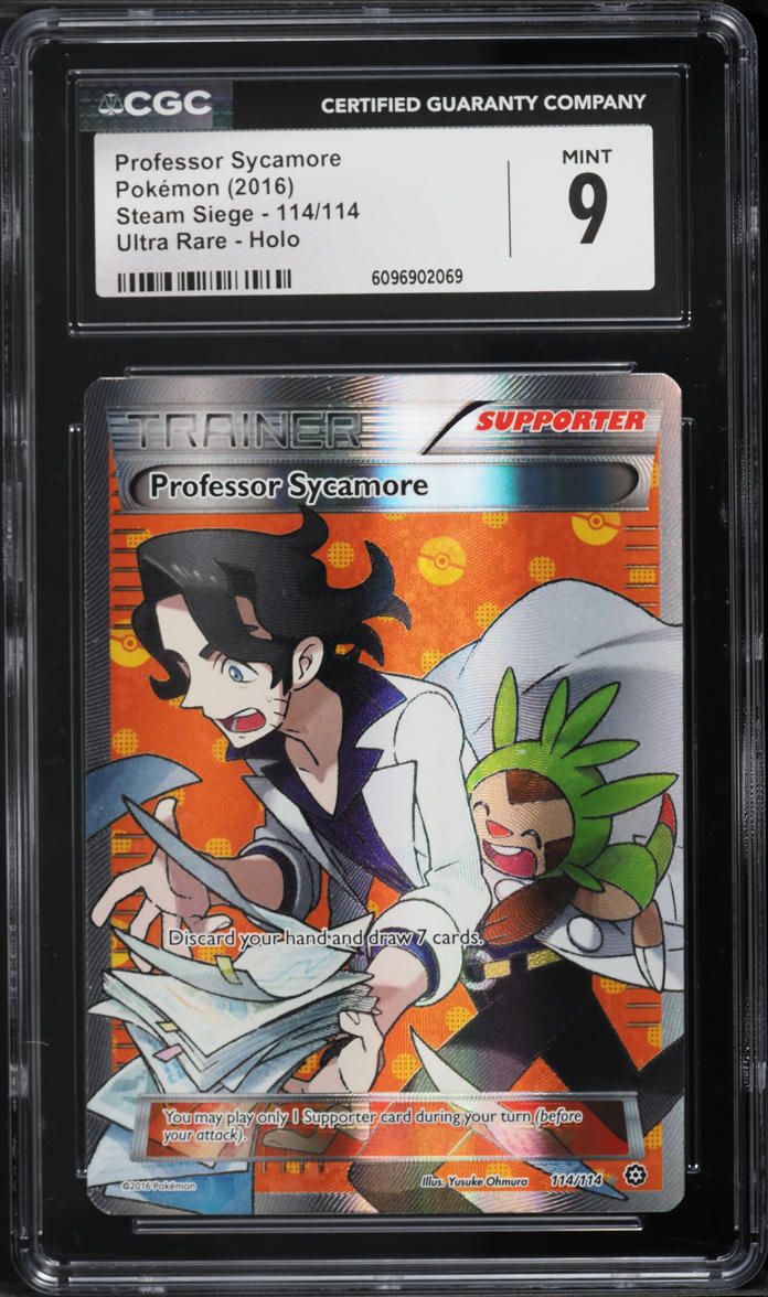 sycamore pokemon card PROMO CARD: PROFESSOR - Trainer - 107a/122 - Holo 107a/122 / Promo Card Type / HP / Stage Pokemon TCG - XY1 -
