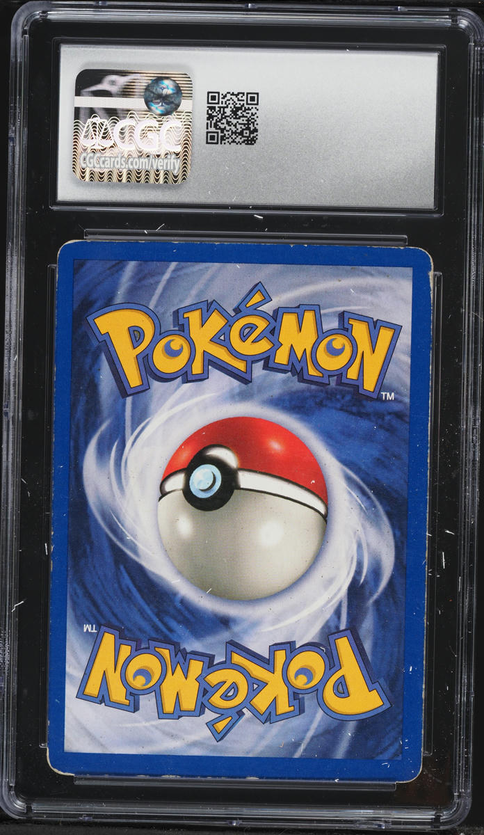 2000 Pokemon Gym Challenge Error Fighting Symbol Holo Blaine's Charizard #2 CGC 5.5 EX+