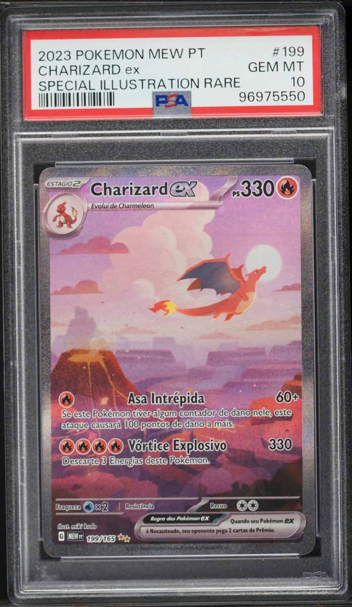 2023 Pokemon Portuguese SV 151 SIR Charizard ex #199 PSA 10 GEM MINT