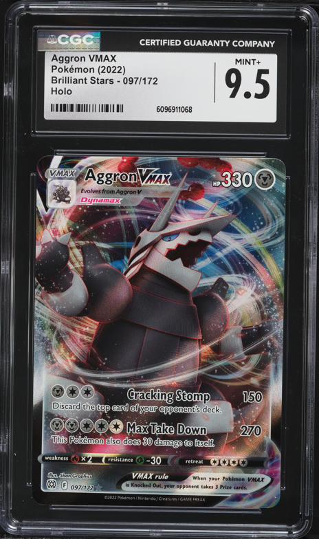 aggron vmax pokemon card price Carta Pokmon 097/172 Tcg it still doles out 150 damage a turn Aggron VMAX - 097/172 -