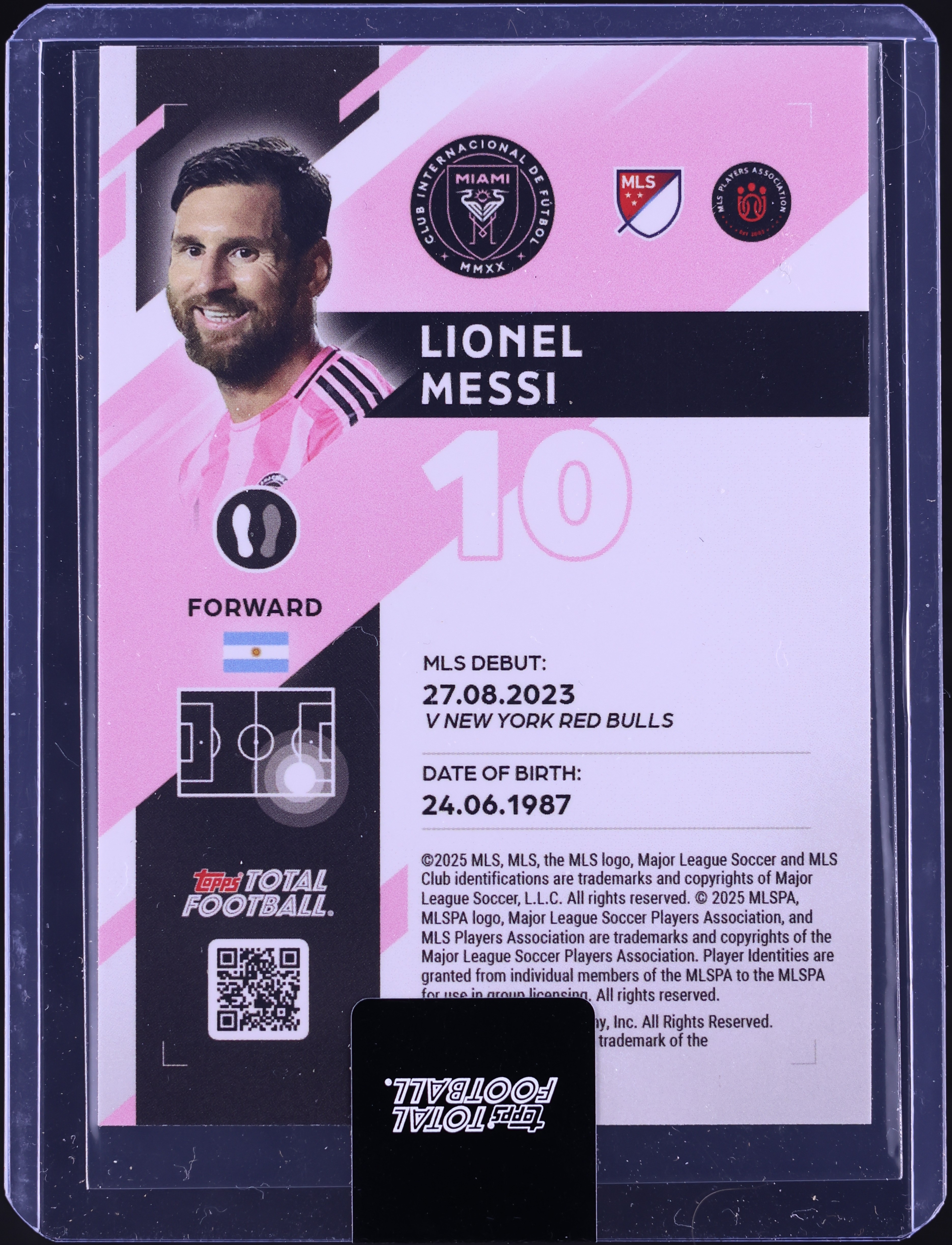 その他 Topps Total Football Lionel Messi 87/99 2025 Topps Total Football Lionel Messi /99 #422 on Fanatics Collect