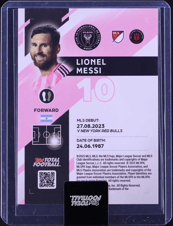 2025 Topps Total Football Lionel Messi /99 #422 on Fanatics Collect