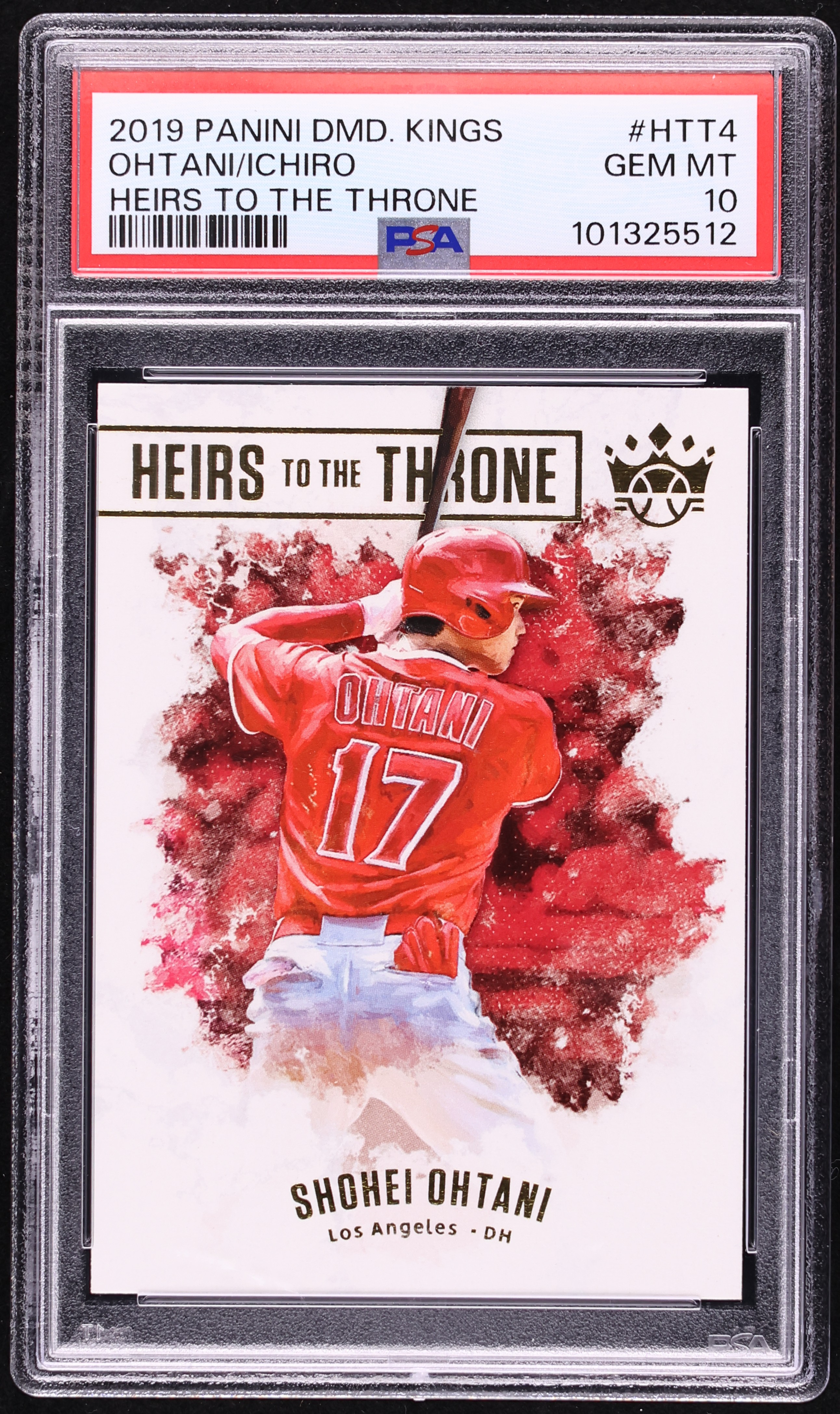 2019 Panini Diamond Kings Heirs To The Throne Shohei Ohtani Ichiro 