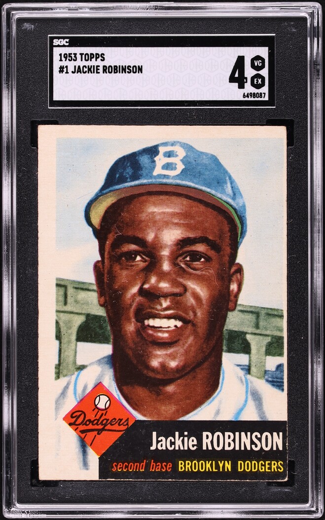 1953 Topps Jackie Robinson #1 SGC 4 VGEX