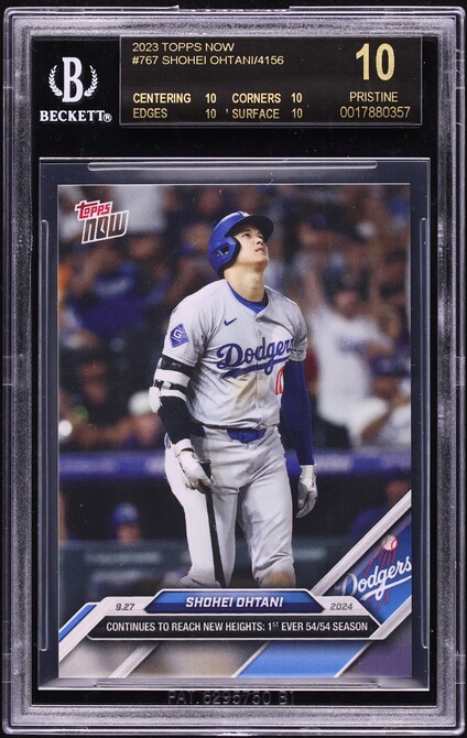 2024 Topps Now Shohei Ohtani #767 BGS 10 BLACK LABEL on Fanatics