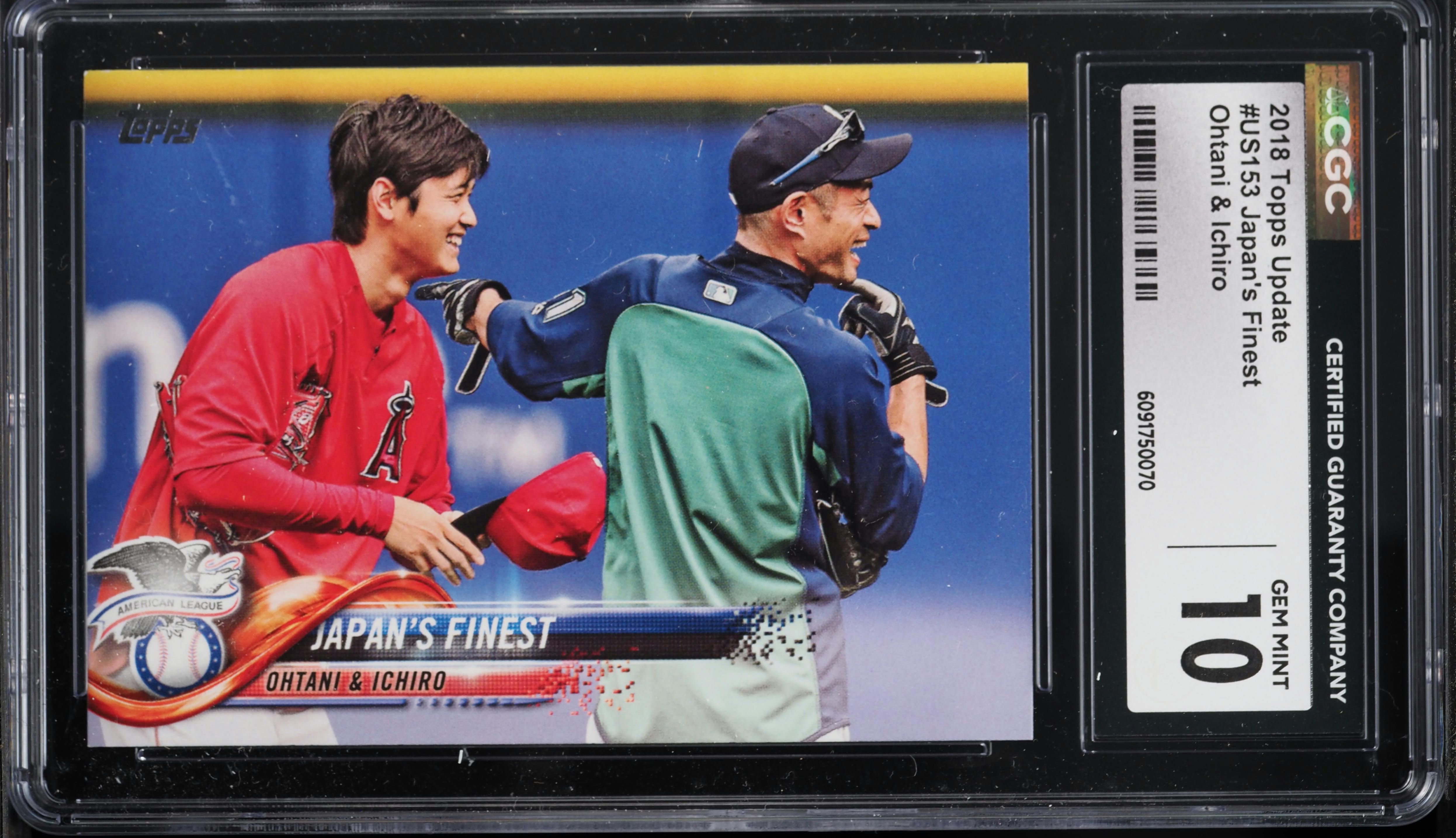 2018 Topps Update Japan's Finest Ichiro Suzuki Shohei Ohtani
