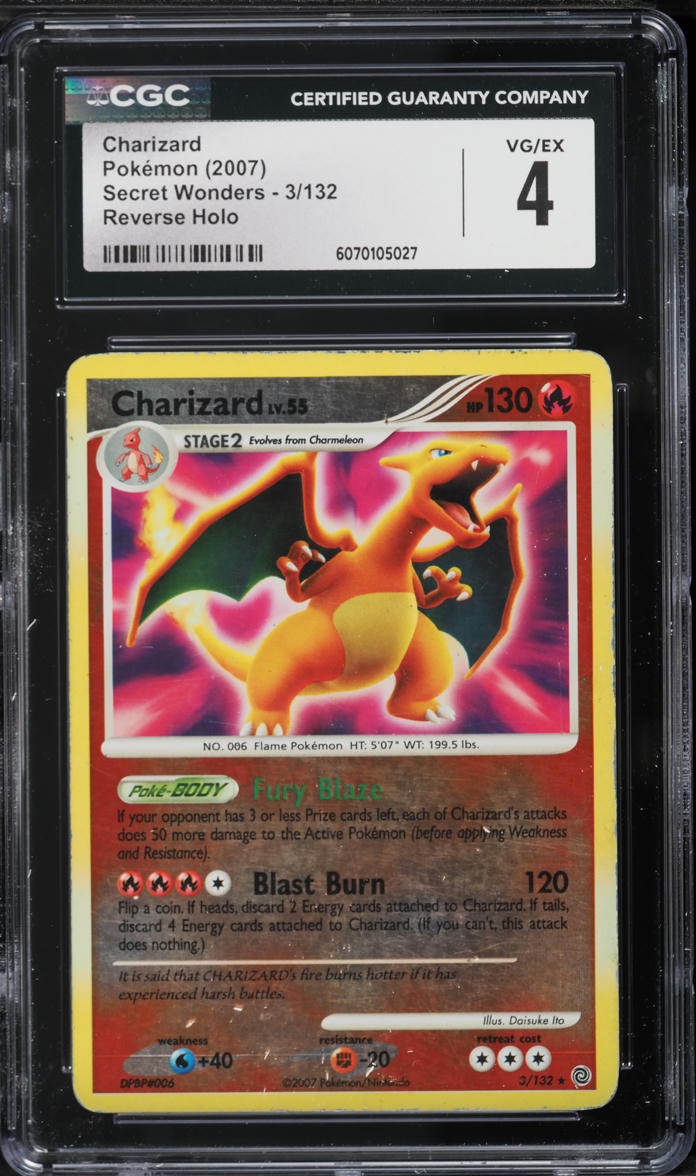 charizard pokemon card reverse holo Charizard Evolutions Reverse Holo 11/108 PSA 9 – TBC Games main image 1