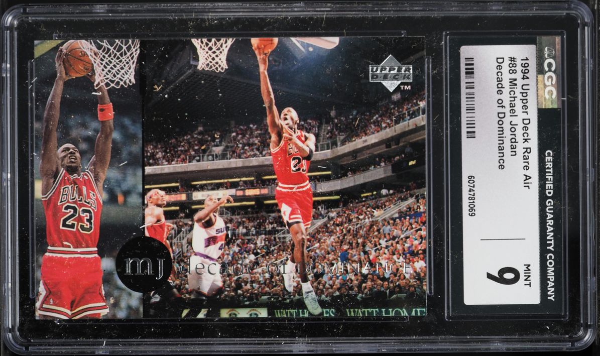 michael jordan rare air card upper deck 1997 Bulls Basketball #39 : Everything Else 1995 Highland Mint Michael Jordan
