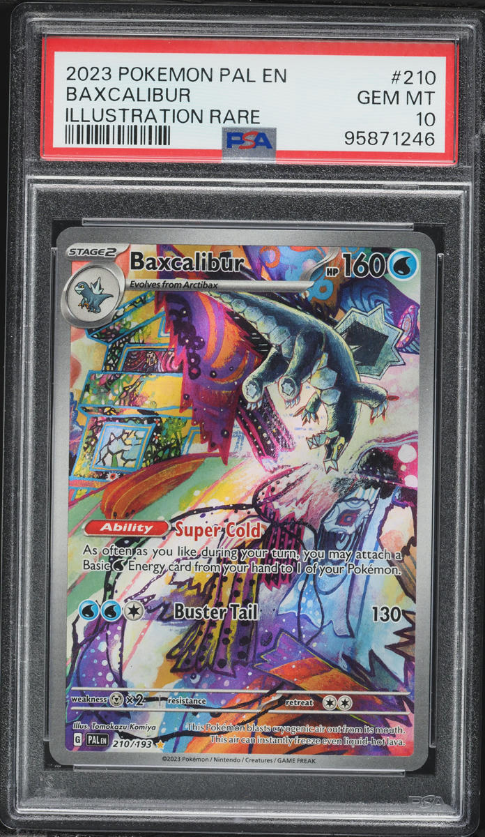 2023 Pokemon Scarlet & Violet Paldea Evolved IR Baxcalibur #210