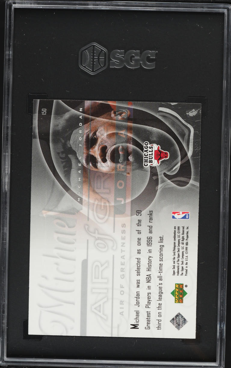 michael jordan air of greatness card
