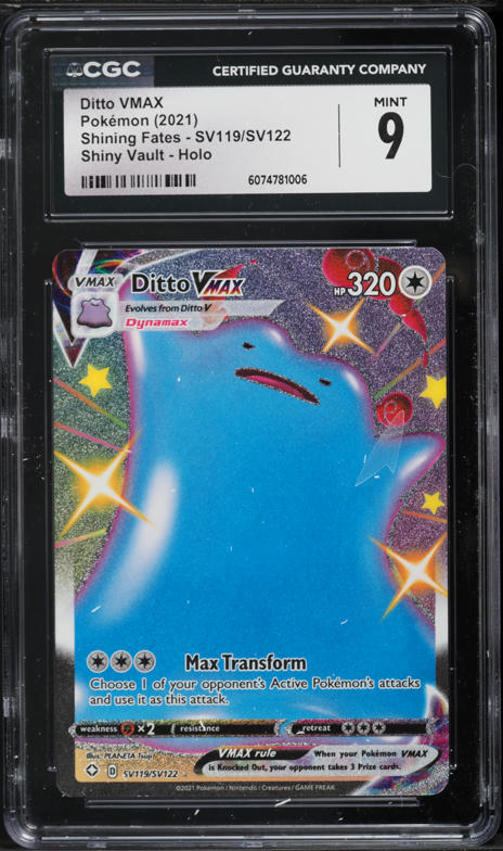ditto pokemon card full art Ditto GX Full Art Black Foil Fan Art Display Card NM