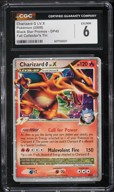 2009 Pokemon Black Star Promo Fall Collector's Tin Holo Charizard