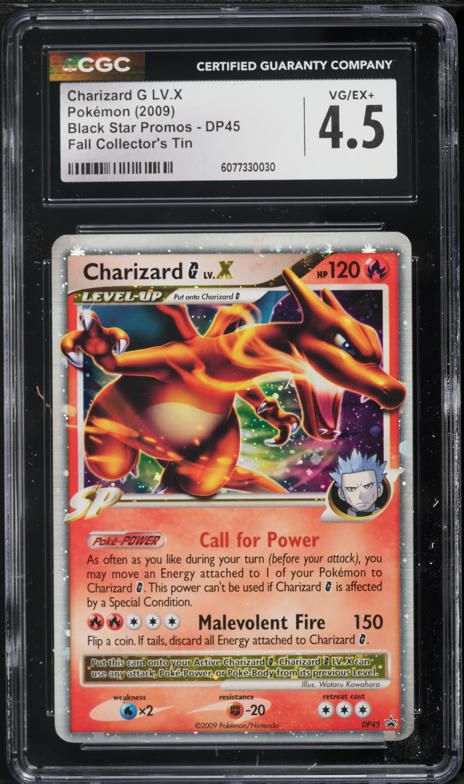 2009 Pokemon Diamond & Pearl Supreme Victors Holo Charizard G LV