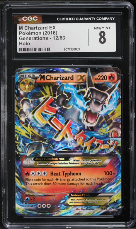 2016 Pokemon XY Generations Holo M Charizard EX #12 CGC 8 NM-MT on
