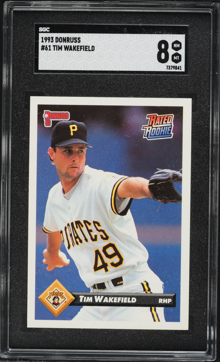 1993 Donruss Tim Wakefield #61 SGC 8 NM-MT