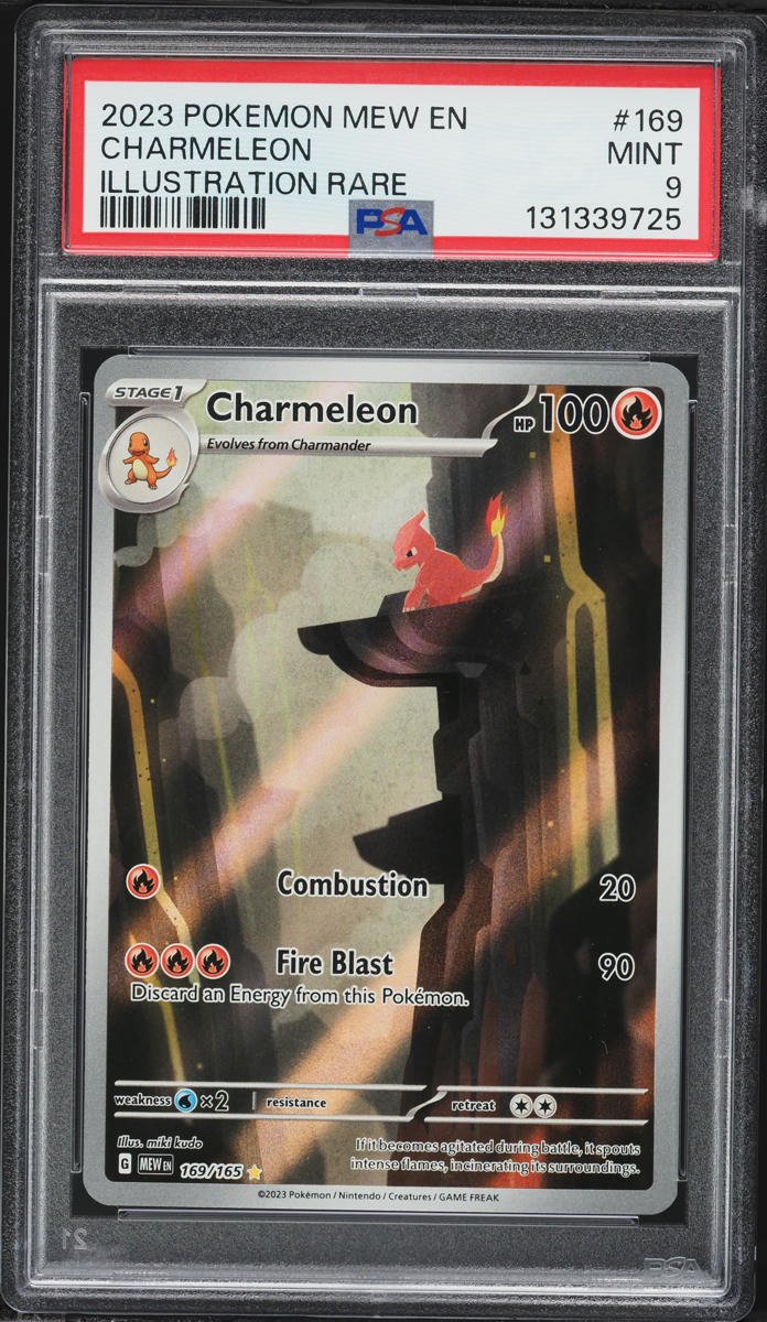 2023 Pokemon Scarlet & Violet 151 IR Charmeleon #169 PSA 9 MINT