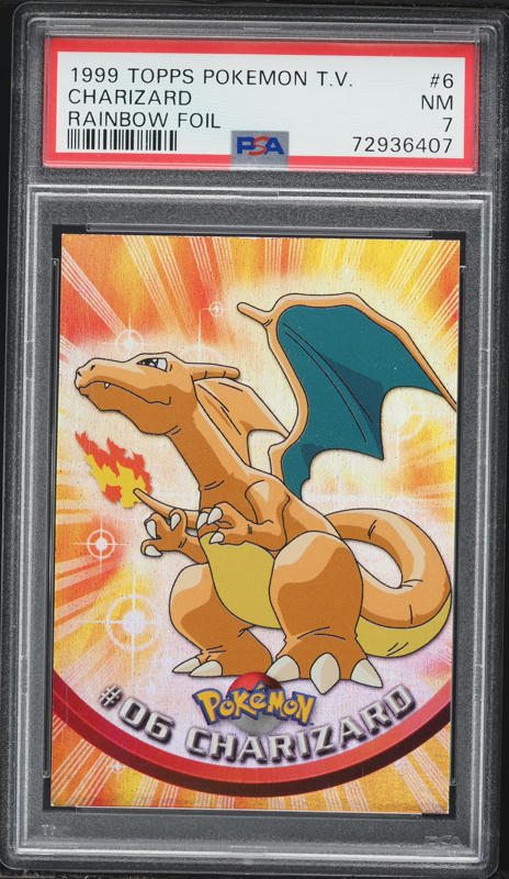 1999 Topps Pokemon Movie Edition Foil Charizard #6 #E6 PSA 9 MINT on  Fanatics Collect