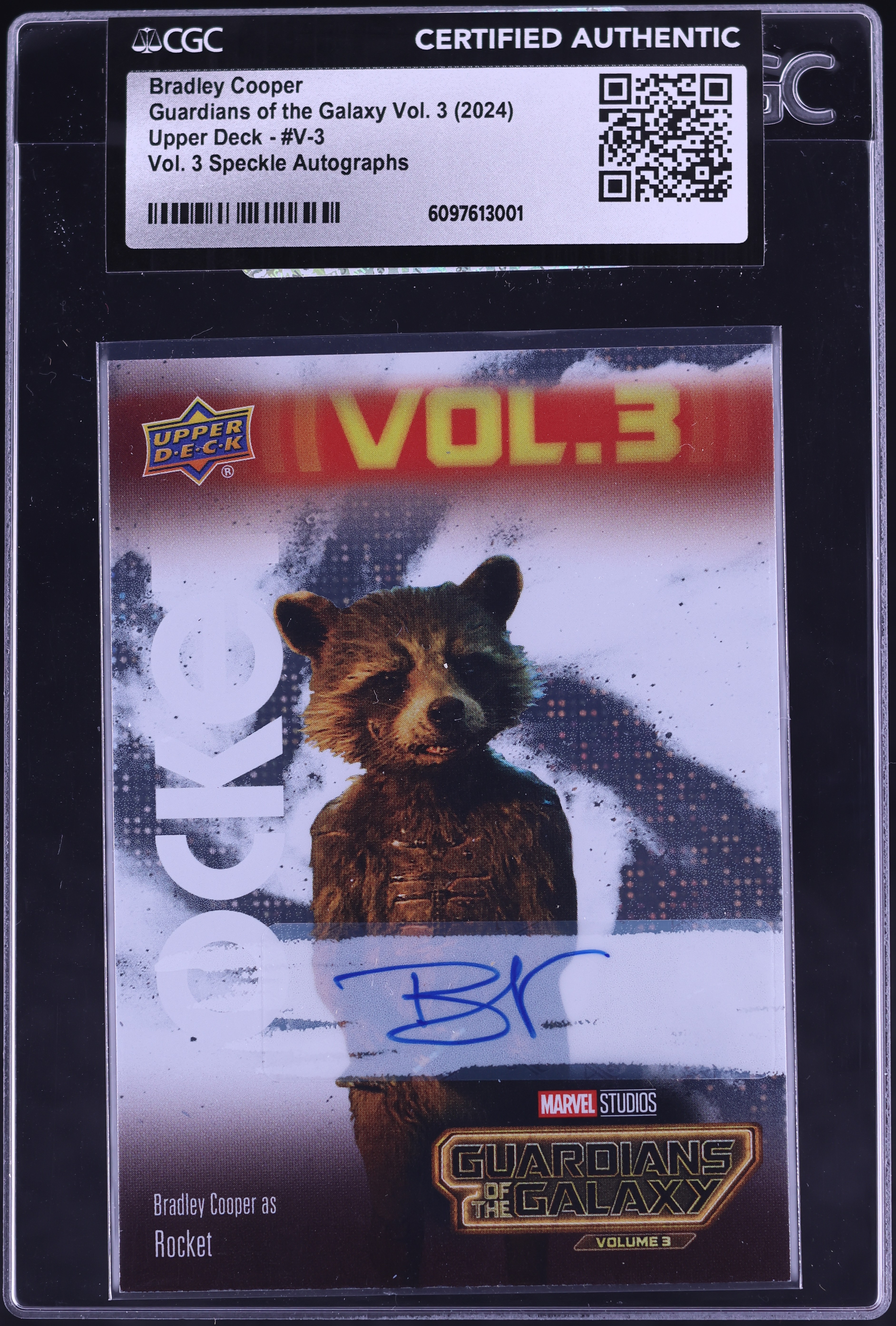 2024 Upper Deck Guardians Of The Galaxy Vol 3 Speckle Bradley