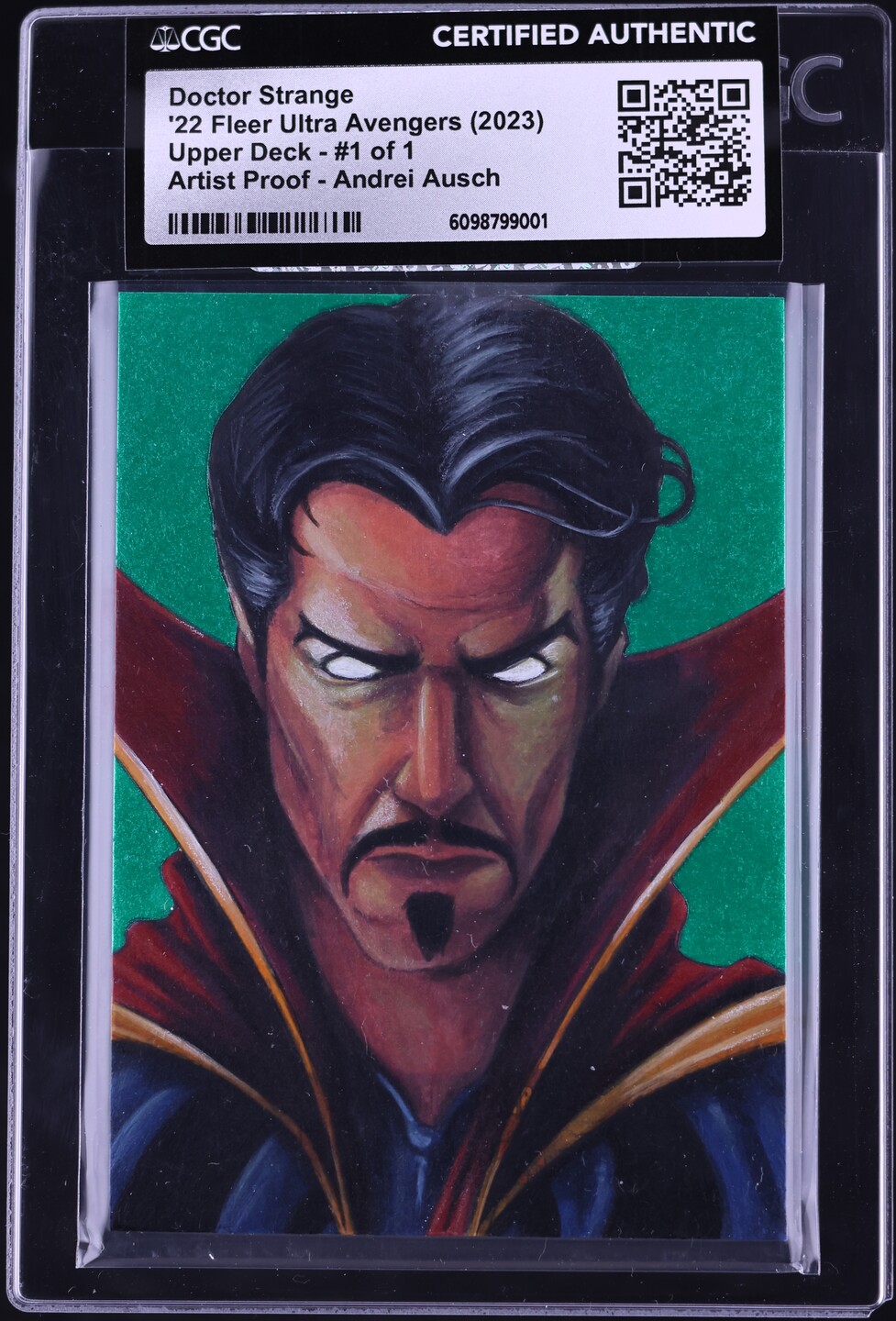 2023 Ultra Marvel '22 Avengers Artist Proof Andrei Ausch Doctor