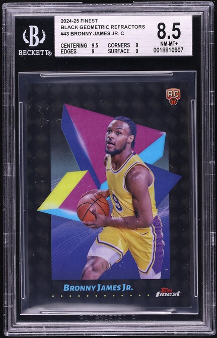 2024 Immaculate Collection Jumbo Number Bronny James Jr. ROOKIE
