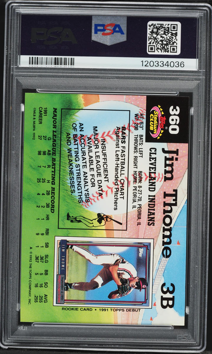 1992 北海道日本 新庄 ルーキーカード PSA-10 Gem Mint! 1992 北海道