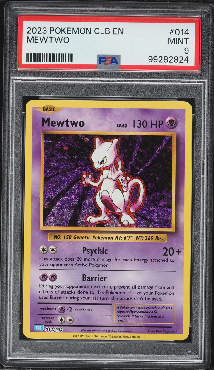 pokemon card mewtwo holo 1995 Mewtwo Base Set First Edition #10 (Shadowless) Weakness Psychic 2 Retreat Cost SHOP PSA 9 MEWTWO HOLO